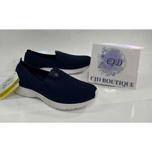 Baretraps Women's Alessa Knit Slip On Shoes - Navy 9M